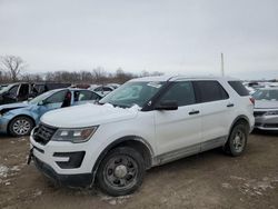 Salvage cars for sale at Des Moines, IA auction: 2017 Ford Explorer Police Interceptor