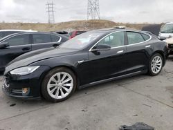 Salvage cars for sale at Littleton, CO auction: 2016 Tesla Model S