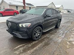 Salvage cars for sale at East Granby, CT auction: 2021 Mercedes-Benz GLE Coupe AMG 53 4matic