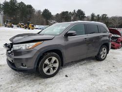 2015 Toyota Highlander Limited en venta en Mendon, MA