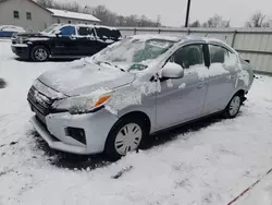 Salvage cars for sale at York Haven, PA auction: 2021 Mitsubishi Mirage G4 ES