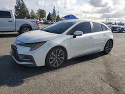 Salvage cars for sale from Copart Rancho Cucamonga, CA: 2020 Toyota Corolla SE