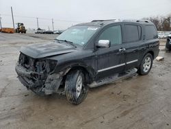 Salvage cars for sale at Oklahoma City, OK auction: 2012 Nissan Armada SV