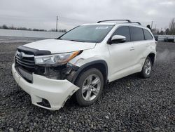 2015 Toyota Highlander Limited en venta en Portland, OR