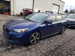 Salvage cars for sale from Copart Woodburn, OR: 2017 Subaru Impreza Sport