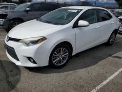 Salvage cars for sale at Rancho Cucamonga, CA auction: 2014 Toyota Corolla L