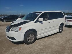 Salvage cars for sale at Houston, TX auction: 2012 Dodge Grand Caravan SXT