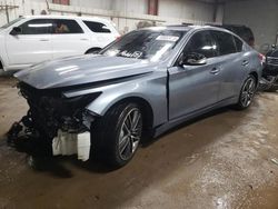 Salvage cars for sale at Elgin, IL auction: 2016 Infiniti Q50 Premium