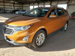 Carros salvage sin ofertas aún a la venta en subasta: 2018 Chevrolet Equinox LT