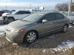 Salvage cars for sale at Oklahoma City, OK auction: 2008 Honda Civic LX