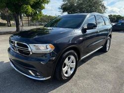 Salvage cars for sale at Opa Locka, FL auction: 2014 Dodge Durango Limited