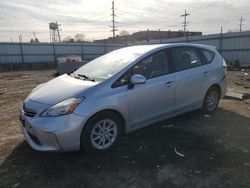 Salvage cars for sale at Chicago Heights, IL auction: 2013 Toyota Prius V