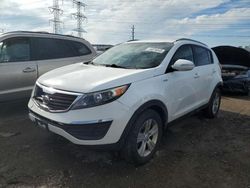 Salvage cars for sale at Elgin, IL auction: 2012 KIA Sportage LX