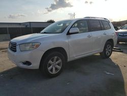 Salvage cars for sale from Copart Orlando, FL: 2010 Toyota Highlander