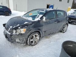 Vehiculos salvage en venta de Copart Cookstown, ON: 2014 Chevrolet Sonic LT