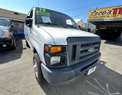 Salvage cars for sale at Los Angeles, CA auction: 2013 Ford Econoline E150 Van