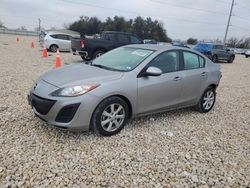 Salvage cars for sale from Copart Temple, TX: 2010 Mazda 3 I