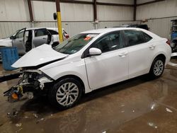 Salvage cars for sale at Pennsburg, PA auction: 2018 Toyota Corolla L