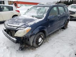 Salvage cars for sale from Copart Montreal Est, QC: 2007 Pontiac Vibe