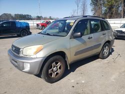 Salvage cars for sale at Dunn, NC auction: 2002 Toyota Rav4