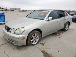 Salvage cars for sale at Grand Prairie, TX auction: 2003 Lexus GS 300