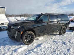 Salvage cars for sale at Central Square, NY auction: 2024 Cadillac Escalade ESV Sport