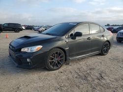 Salvage cars for sale at Houston, TX auction: 2018 Subaru WRX Premium