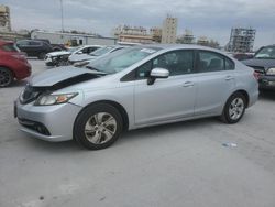 Salvage cars for sale at New Orleans, LA auction: 2014 Honda Civic LX