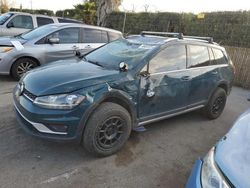 Salvage cars for sale at San Martin, CA auction: 2019 Volkswagen Golf Alltrack S