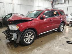 Salvage cars for sale at Franklin, WI auction: 2014 Dodge Durango Limited