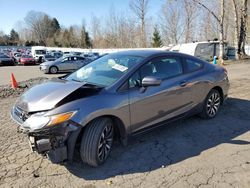 Salvage cars for sale at Portland, OR auction: 2015 Honda Civic EXL