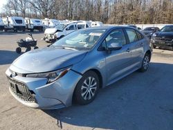 Salvage cars for sale at Glassboro, NJ auction: 2021 Toyota Corolla LE