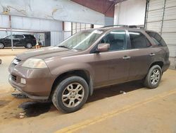 Salvage cars for sale at Mocksville, NC auction: 2004 Acura MDX Touring