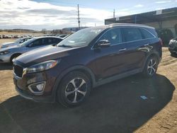 Salvage cars for sale at Colorado Springs, CO auction: 2016 KIA Sorento EX