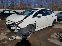 Salvage cars for sale at Chalfont, PA auction: 2019 Nissan Leaf S