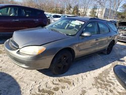 Salvage cars for sale at North Billerica, MA auction: 2002 Ford Taurus SE