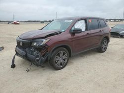 Salvage cars for sale at New Braunfels, TX auction: 2020 Honda Passport EXL