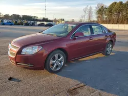 Salvage cars for sale at Dunn, NC auction: 2011 Chevrolet Malibu 1LT