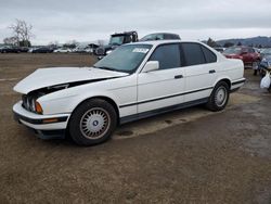 Salvage cars for sale from Copart San Martin, CA: 1992 BMW 525 I Automatic