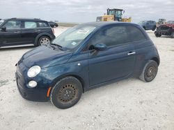 Salvage cars for sale at Taylor, TX auction: 2014 Fiat 500 POP