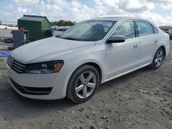 Salvage cars for sale at West Palm Beach, FL auction: 2013 Volkswagen Passat SE