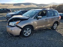 Salvage cars for sale at Reno, NV auction: 2015 Subaru Forester 2.5I Premium