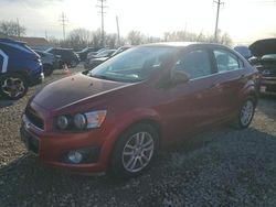 Salvage cars for sale at auction: 2012 Chevrolet Sonic LT