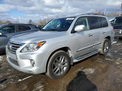 Salvage cars for sale at East Granby, CT auction: 2015 Lexus LX 570