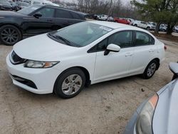 Salvage cars for sale at auction: 2014 Honda Civic LX