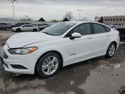 Ford Fusion se Hybrid salvage cars for sale: 2018 Ford Fusion SE Hybrid