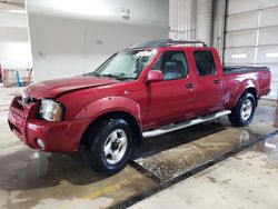 Salvage cars for sale at York Haven, PA auction: 2002 Nissan Frontier Crew Cab XE