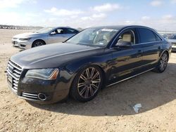 Salvage cars for sale at San Antonio, TX auction: 2014 Audi A8 L Quattro