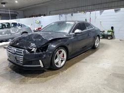 Salvage cars for sale at Candia, NH auction: 2019 Audi S5 Premium Plus