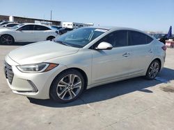 Salvage cars for sale at Grand Prairie, TX auction: 2017 Hyundai Elantra SE